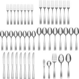 Cambridge Satin 45 pc. Flatware Set V-24 Service for 8 Brand New